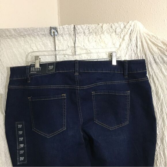 Avenue NWT Denim “Skinny” Dark Blue Size 20 Petite - Picture 8 of 10